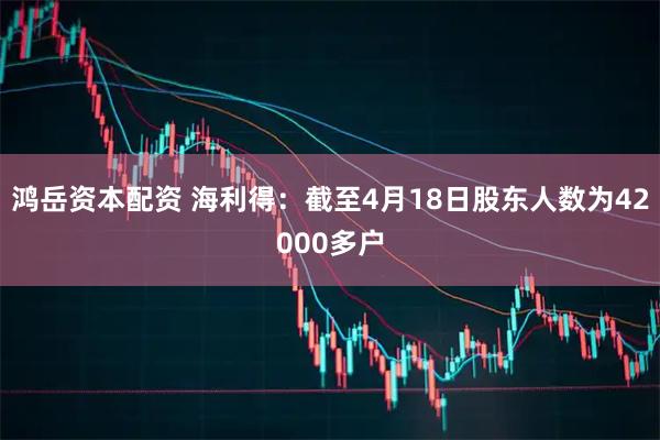 鸿岳资本配资 海利得：截至4月18日股东人数为42000多户