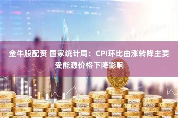 金牛股配资 国家统计局：CPI环比由涨转降主要受能源价格下降影响